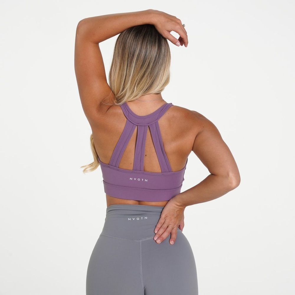 NWOT NVGTN Mauve purple trio bra